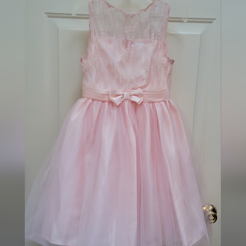 Girls Pink Party Dress